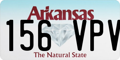 AR license plate 156VPV