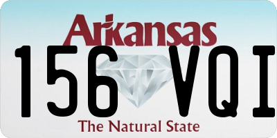AR license plate 156VQI