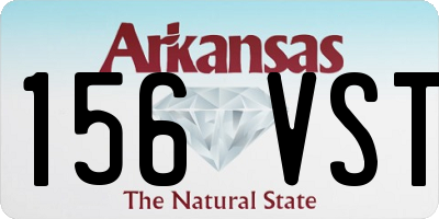 AR license plate 156VST