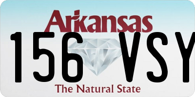 AR license plate 156VSY
