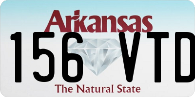 AR license plate 156VTD
