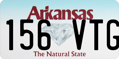 AR license plate 156VTG