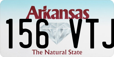 AR license plate 156VTJ