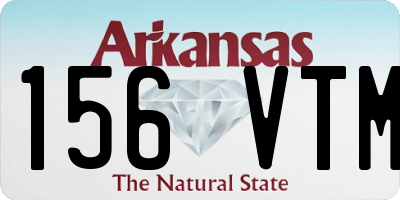 AR license plate 156VTM