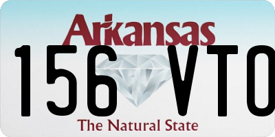 AR license plate 156VTO