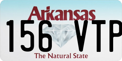 AR license plate 156VTP