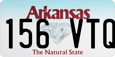 AR license plate 156VTQ