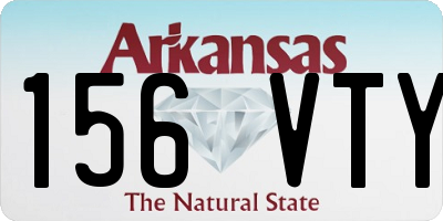 AR license plate 156VTY