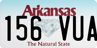 AR license plate 156VUA
