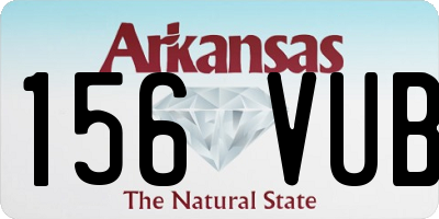 AR license plate 156VUB