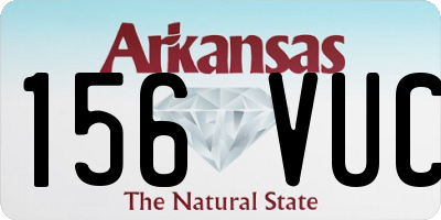 AR license plate 156VUC