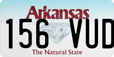 AR license plate 156VUD