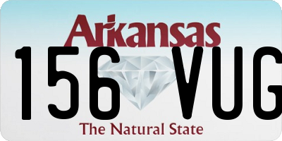 AR license plate 156VUG
