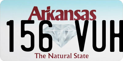 AR license plate 156VUH