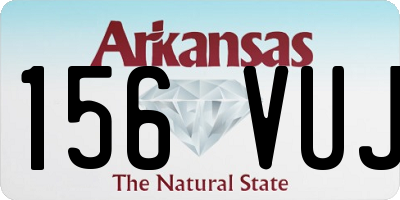 AR license plate 156VUJ