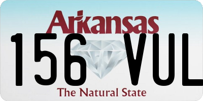 AR license plate 156VUL