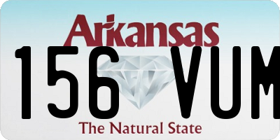 AR license plate 156VUM