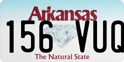 AR license plate 156VUQ