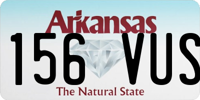 AR license plate 156VUS