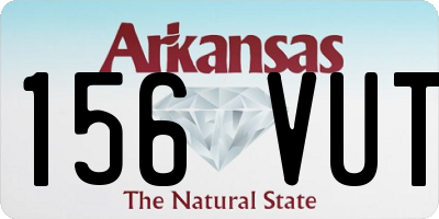AR license plate 156VUT