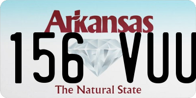 AR license plate 156VUU