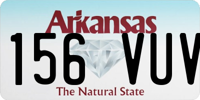 AR license plate 156VUV