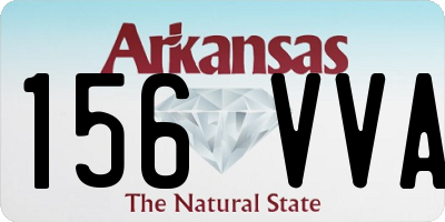 AR license plate 156VVA