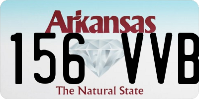 AR license plate 156VVB