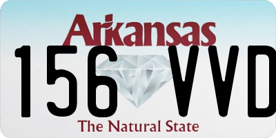 AR license plate 156VVD