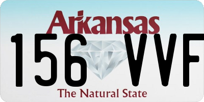 AR license plate 156VVF