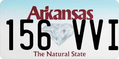 AR license plate 156VVI
