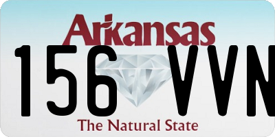 AR license plate 156VVN