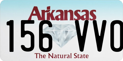 AR license plate 156VVO