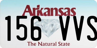 AR license plate 156VVS