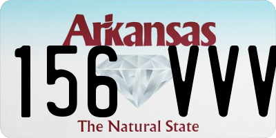 AR license plate 156VVV