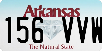 AR license plate 156VVW