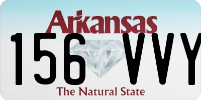 AR license plate 156VVY