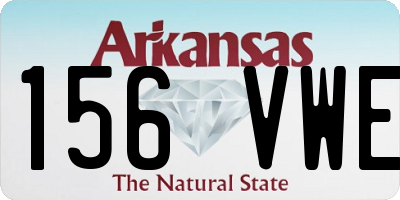 AR license plate 156VWE