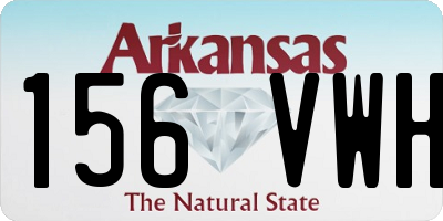 AR license plate 156VWH
