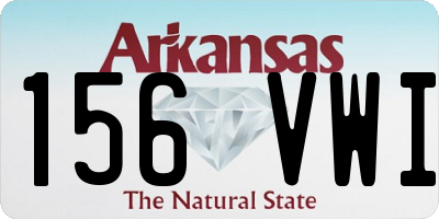 AR license plate 156VWI