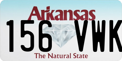 AR license plate 156VWK