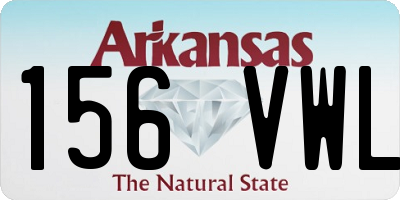 AR license plate 156VWL