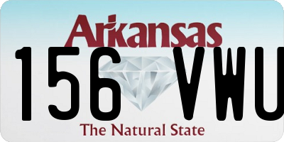 AR license plate 156VWU