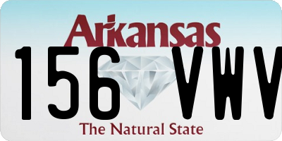 AR license plate 156VWV