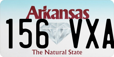 AR license plate 156VXA