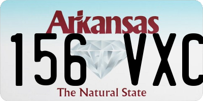 AR license plate 156VXC