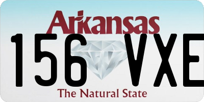 AR license plate 156VXE