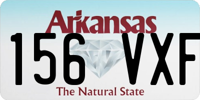 AR license plate 156VXF