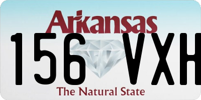 AR license plate 156VXH