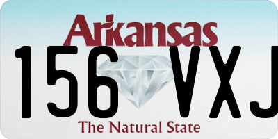 AR license plate 156VXJ